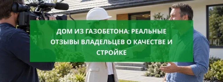 Дом из газобетона: реальные отзывы владельцев о качестве и стройке