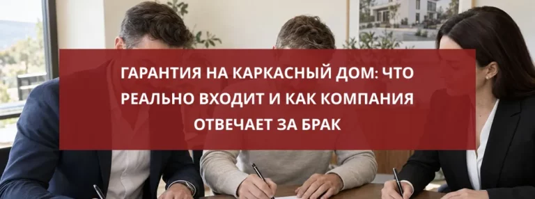 Гарантия на каркасный дом: что реально входит и как компания отвечает за брак