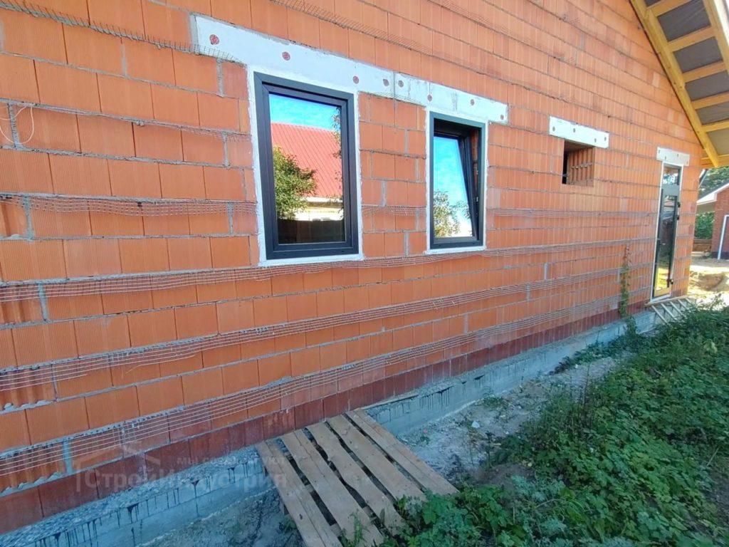 Завершили теплый контур дома из теплой керамики